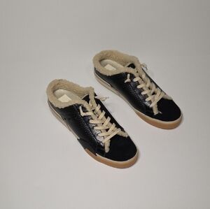 Dolce Vita Zantel Slip On Black and Tan Sneakers